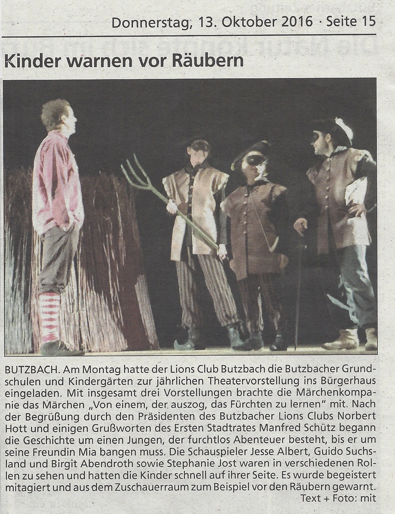 Butzbacher Zeitung 2016